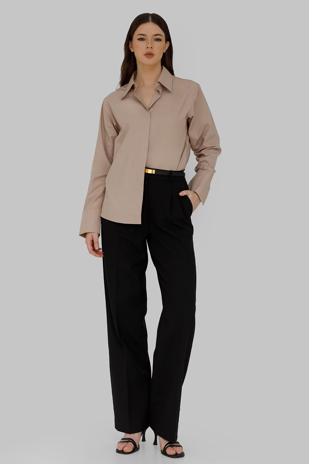 The SARTORÉE Classic Shirt Taupe